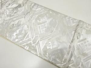 アンティーク　有栖川文様織り出し全通袋帯（材料）
